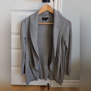 Reitmans Gray Women's Open Front Cardigan Cashmere Blend